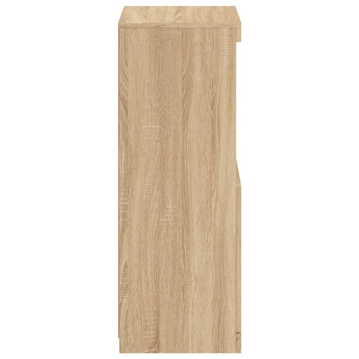 Servantă cu lumini LED, stejar sonoma, 41x37x100 cm - WALTI WALTI