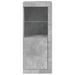 Servantă cu lumini LED, gri beton, 41x37x100 cm - WALTI WALTI