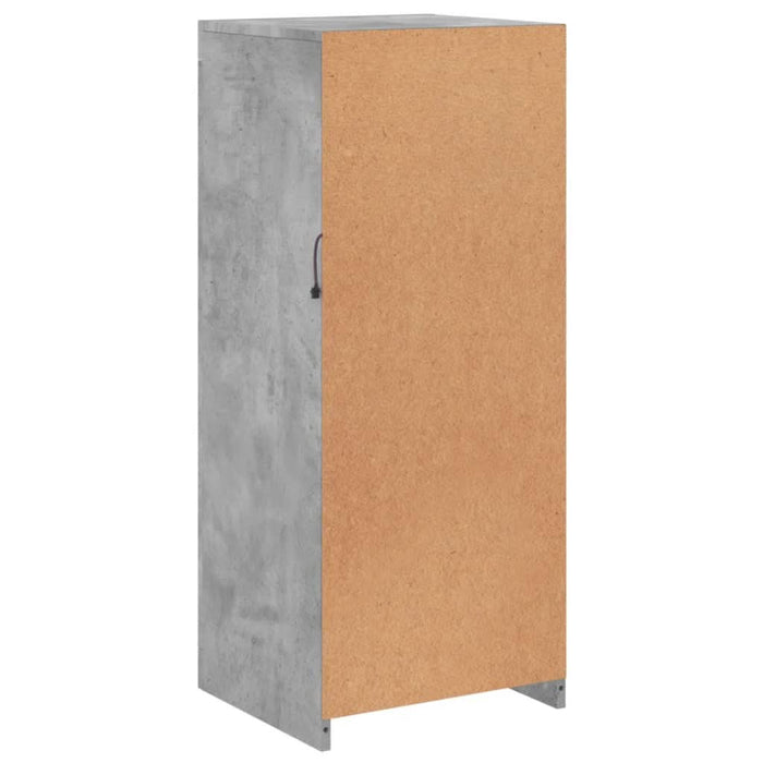 Servantă cu lumini LED, gri beton, 41x37x100 cm - WALTI WALTI