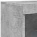 Servantă cu lumini LED, gri beton, 41x37x100 cm - WALTI WALTI