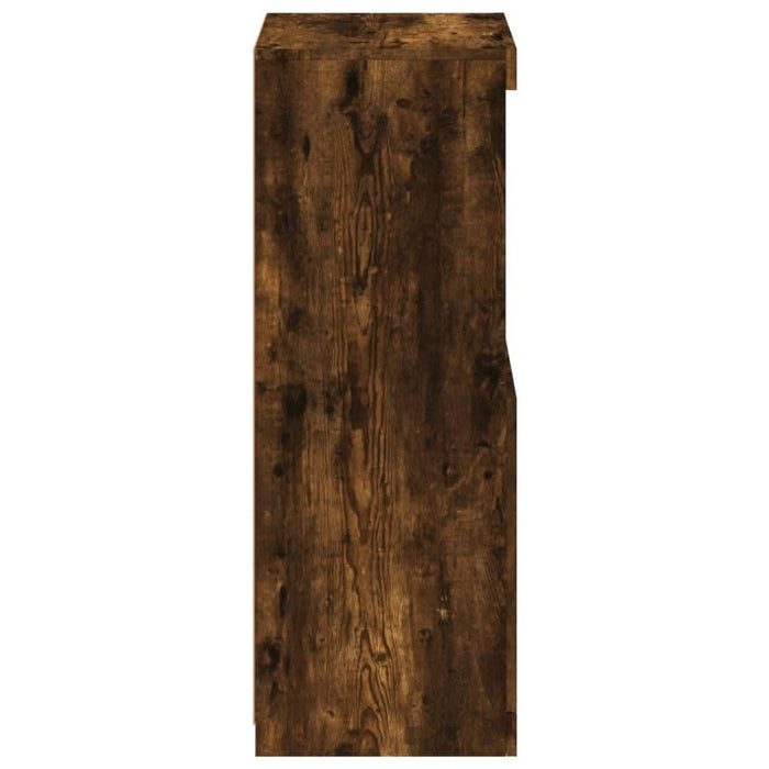 Servantă cu lumini LED, stejar fumuriu, 41x37x100 cm - WALTI WALTI