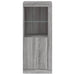 Servantă cu lumini LED, gri sonoma, 41x37x100 cm - WALTI WALTI