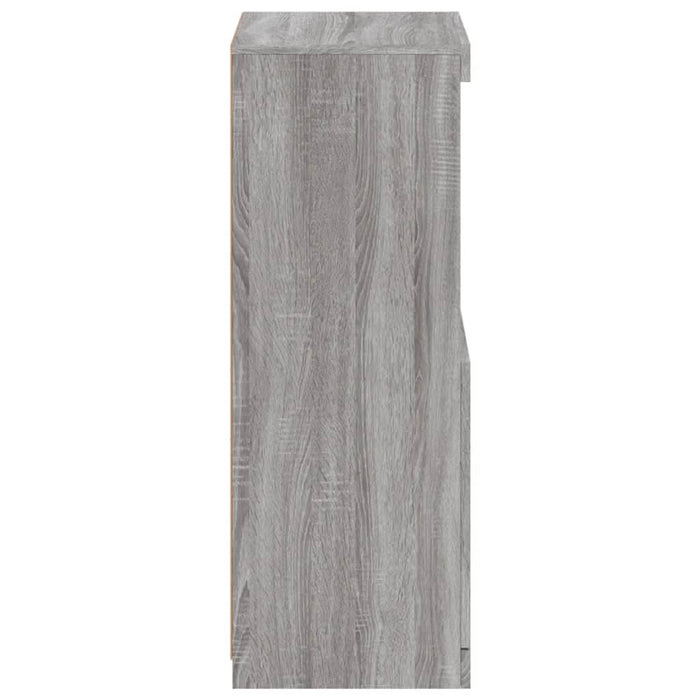 Servantă cu lumini LED, gri sonoma, 41x37x100 cm - WALTI WALTI