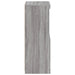Servantă cu lumini LED, gri sonoma, 41x37x100 cm - WALTI WALTI