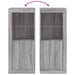 Servantă cu lumini LED, gri sonoma, 41x37x100 cm - WALTI WALTI