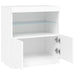 Servantă cu lumini LED, alb, 60x37x67 cm - WALTI WALTI