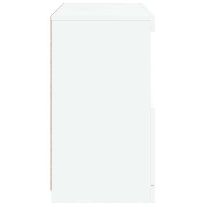 Servantă cu lumini LED, alb, 60x37x67 cm - WALTI WALTI