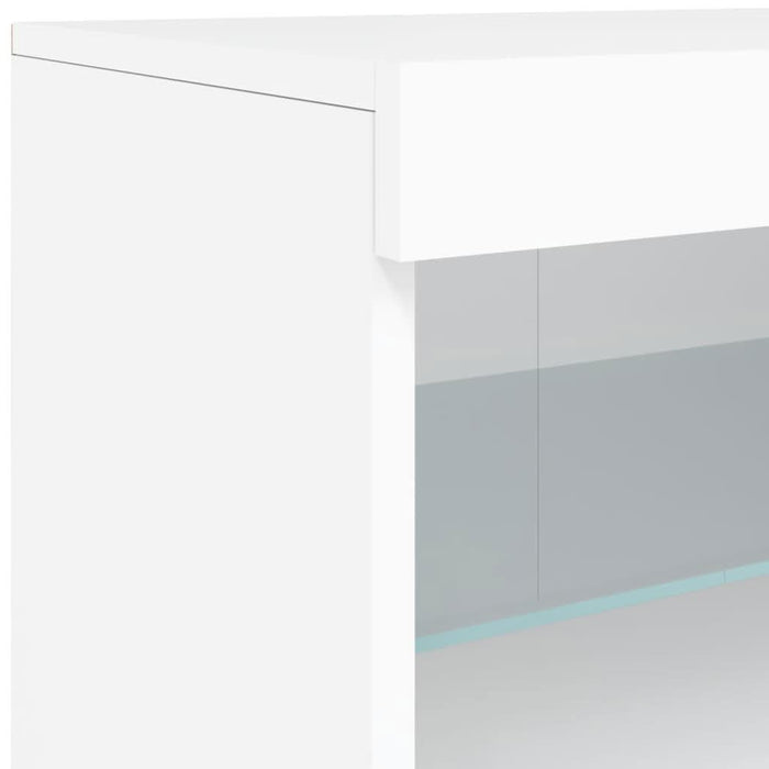 Servantă cu lumini LED, alb, 60x37x67 cm - WALTI WALTI