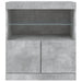 Servantă cu lumini LED, gri beton, 60x37x67 cm - WALTI WALTI