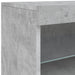 Servantă cu lumini LED, gri beton, 60x37x67 cm - WALTI WALTI