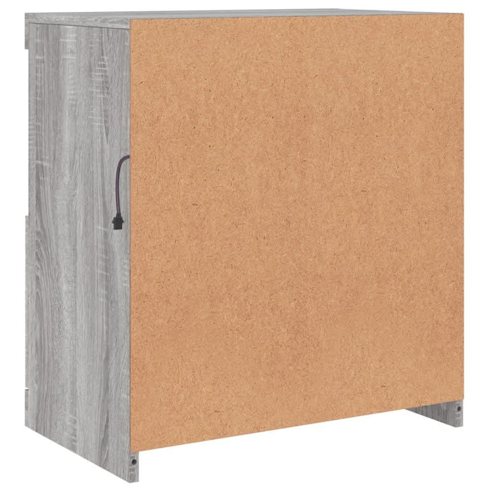 Servantă cu lumini LED, gri sonoma, 60x37x67 cm - WALTI WALTI