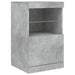 Servantă cu lumini LED, gri beton, 41x37x67 cm - WALTI WALTI