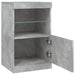 Servantă cu lumini LED, gri beton, 41x37x67 cm - WALTI WALTI