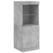 Servantă cu lumini LED, gri beton, 41x37x100 cm - WALTI WALTI