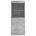 Servantă cu lumini LED, gri beton, 41x37x100 cm - WALTI WALTI
