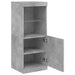 Servantă cu lumini LED, gri beton, 41x37x100 cm - WALTI WALTI