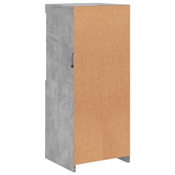 Servantă cu lumini LED, gri beton, 41x37x100 cm - WALTI WALTI