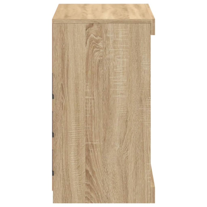 Servantă cu lumini LED, stejar sonoma, 60,5x37x67 cm - WALTI WALTI