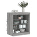 Servantă cu lumini LED, gri sonoma, 60,5x37x67 cm - WALTI WALTI