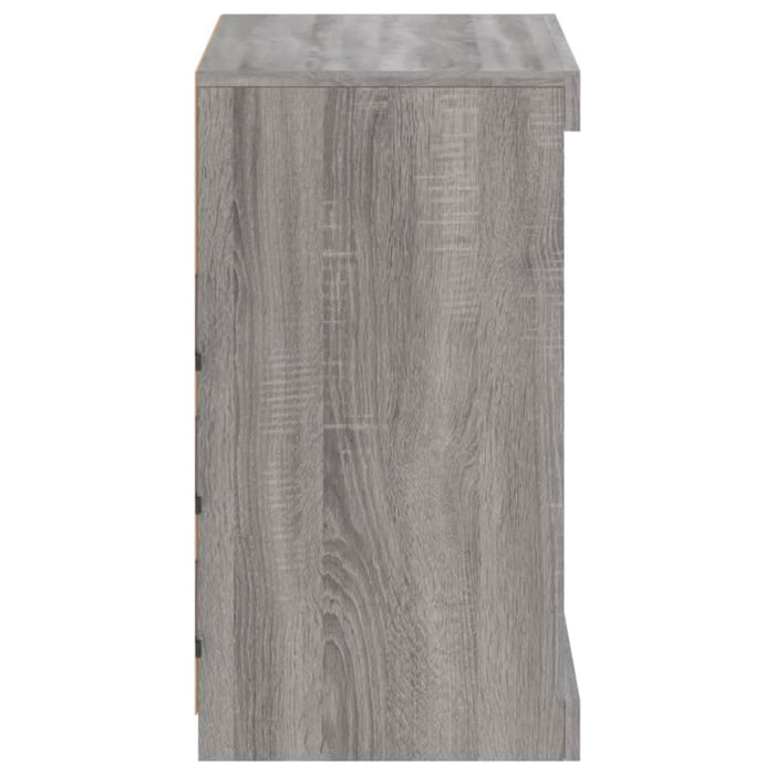 Servantă cu lumini LED, gri sonoma, 60,5x37x67 cm - WALTI WALTI