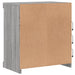 Servantă cu lumini LED, gri sonoma, 60,5x37x67 cm - WALTI WALTI