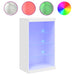 Servantă cu lumini LED, alb, 60,5x37x100 cm - WALTI WALTI