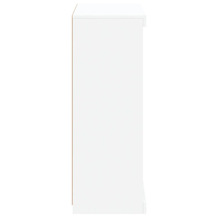 Servantă cu lumini LED, alb, 60,5x37x100 cm - WALTI WALTI