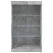 Servantă cu lumini LED, gri beton, 60,5x37x100 cm - WALTI WALTI