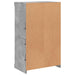 Servantă cu lumini LED, gri beton, 60,5x37x100 cm - WALTI WALTI