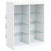 Servantă cu lumini LED, alb, 81x37x100 cm - WALTI WALTI