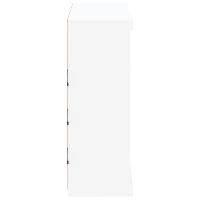 Servantă cu lumini LED, alb, 81x37x100 cm - WALTI WALTI