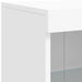 Servantă cu lumini LED, alb, 81x37x100 cm - WALTI WALTI