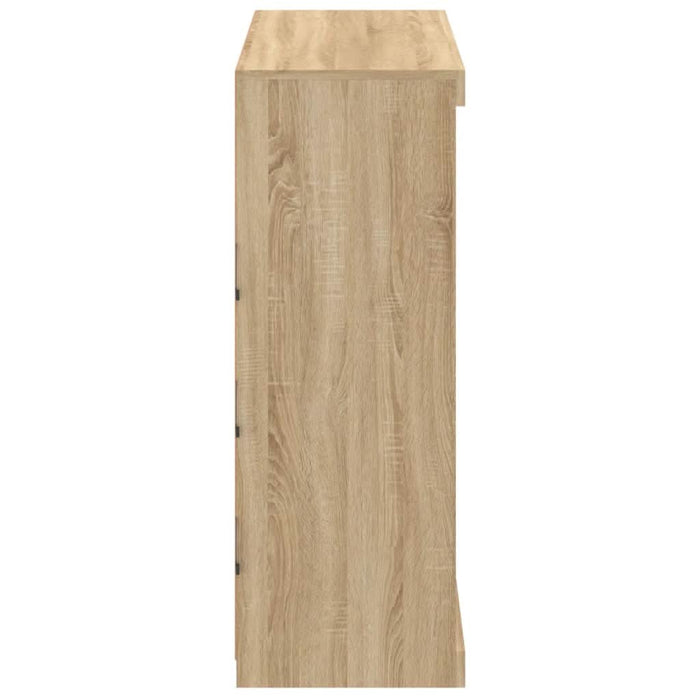 Servantă cu lumini LED, stejar sonoma, 81x37x100 cm - WALTI WALTI