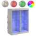 Servantă cu lumini LED, gri beton, 81x37x100 cm - WALTI WALTI