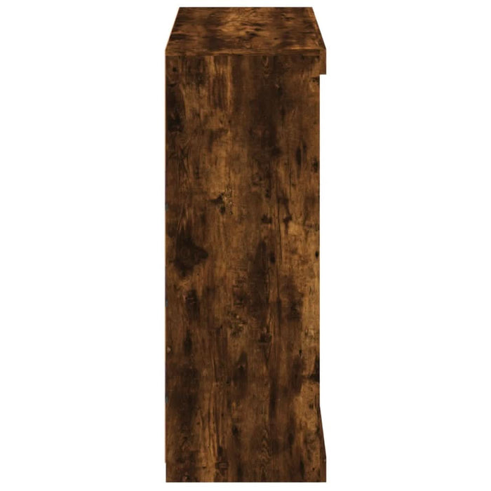 Servantă cu lumini LED, stejar fumuriu, 81x37x100 cm - WALTI WALTI