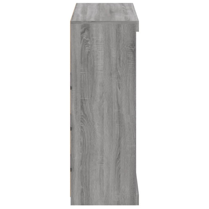 Servantă cu lumini LED, gri sonoma, 81x37x100 cm - WALTI WALTI