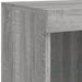 Servantă cu lumini LED, gri sonoma, 81x37x100 cm - WALTI WALTI