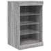 Servantă cu lumini LED, gri sonoma, 41x37x67 cm - WALTI WALTI