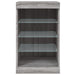 Servantă cu lumini LED, gri sonoma, 41x37x67 cm - WALTI WALTI