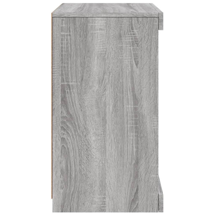 Servantă cu lumini LED, gri sonoma, 41x37x67 cm - WALTI WALTI