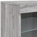 Servantă cu lumini LED, gri sonoma, 41x37x67 cm - WALTI WALTI