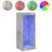 Servantă cu lumini LED, gri beton, 41x37x100 cm - WALTI WALTI