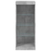 Servantă cu lumini LED, gri beton, 41x37x100 cm - WALTI WALTI