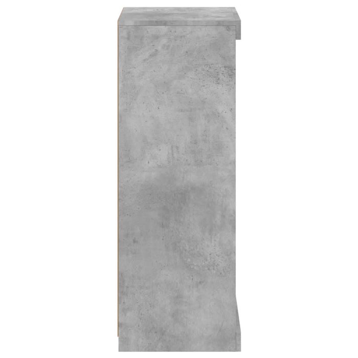 Servantă cu lumini LED, gri beton, 41x37x100 cm - WALTI WALTI