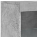 Servantă cu lumini LED, gri beton, 41x37x100 cm - WALTI WALTI