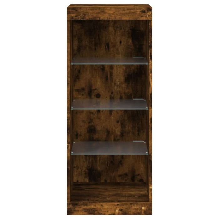 Servantă cu lumini LED, stejar fumuriu, 41x37x100 cm - WALTI WALTI