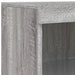 Servantă cu lumini LED, gri sonoma, 41x37x100 cm - WALTI WALTI