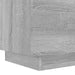 Noptiere cu lumini LED, 2 buc., sonoma gri, lemn prelucrat - WALTI WALTI
