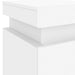 Noptiere cu lumini LED, 2 buc., alb, 35x39x55 cm - WALTI WALTI