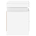 Noptiere cu lumini LED, 2 buc., alb, 35x39x55 cm - WALTI WALTI